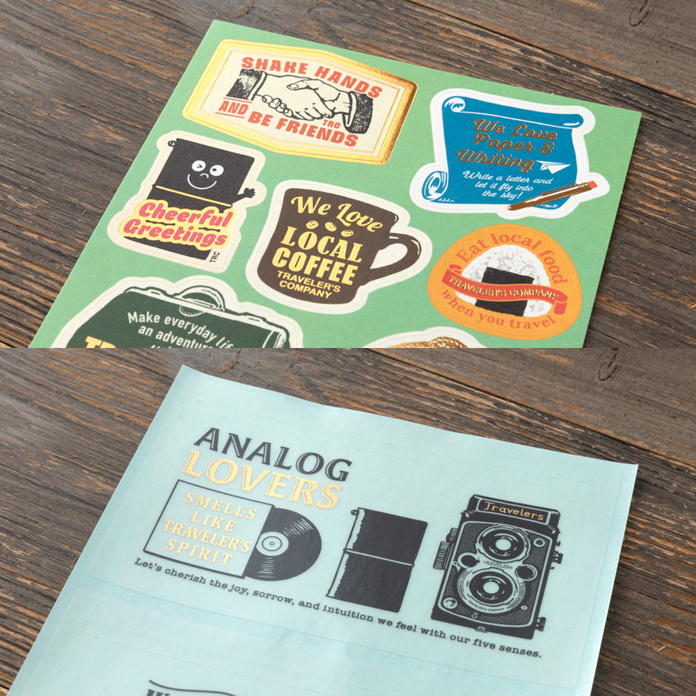 Traveler's Company Japan Midori Traveler's Notebook Refills 2026 TRAVELER'S NOTEBOOK Customized Sticker Set Diary by TRAVELER'S COMPANY