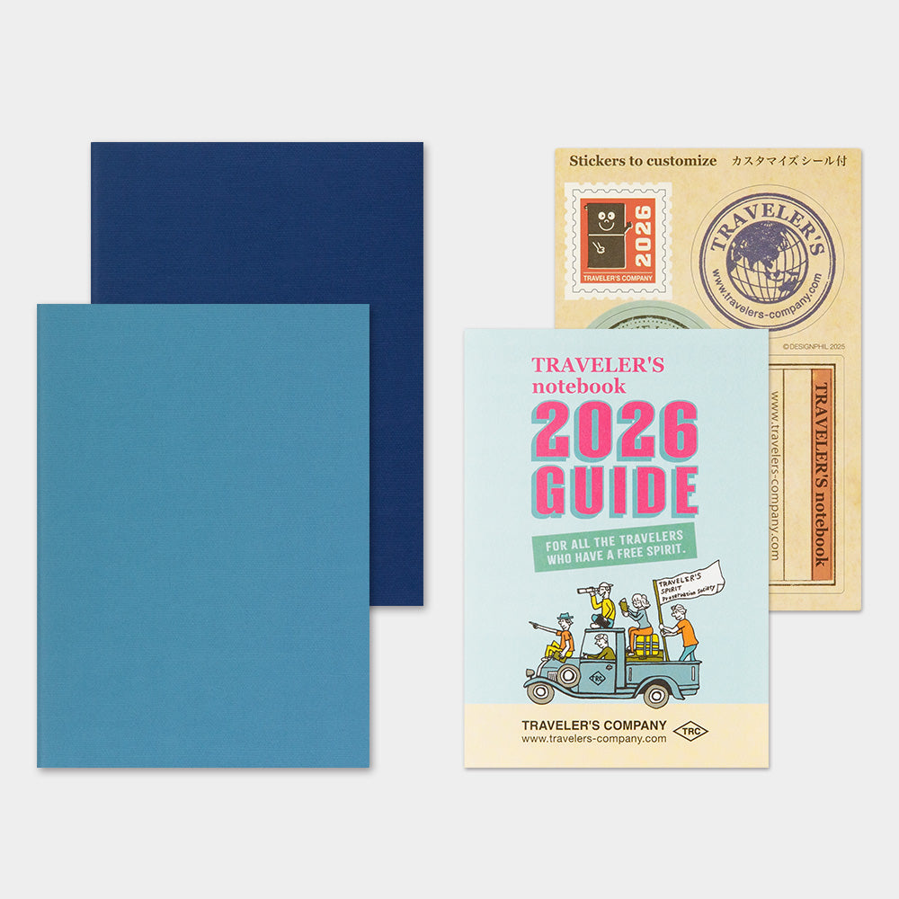 Traveler's Company Japan Midori Traveler's Notebook Refills 2026 TRAVELER'S Notebook Weekly Diary Refill - Passport Size by TRAVELER'S COMPANY