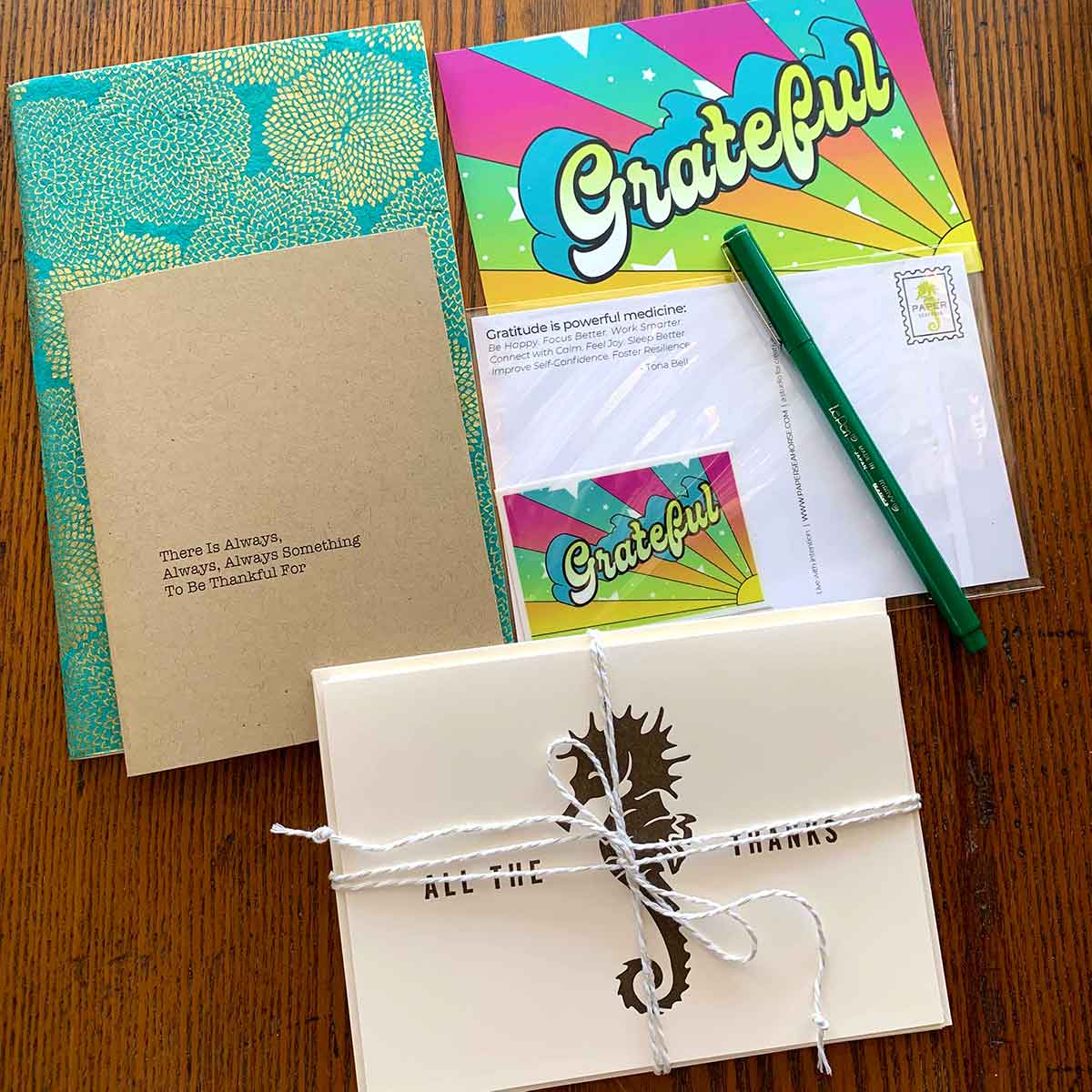 The Paper Seahorse Classes May 31st 2024 Friday 12p - 2p EST Gratitude Journaling: Online Live Experience