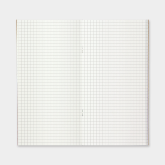 Traveler's Company Japan Midori Traveler's Notebook Refills 002 Traveler's Notebook Regular - Refill - Grid Notebook