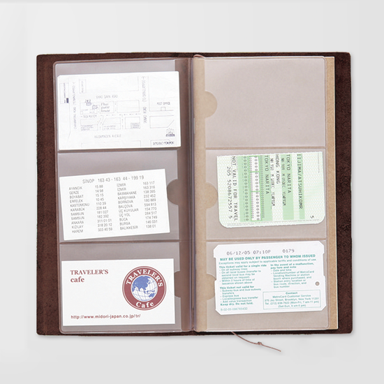 Traveler's Company Japan Midori Traveler's Notebook Refills 007 Traveler's Notebook Regular - Refill - Card File