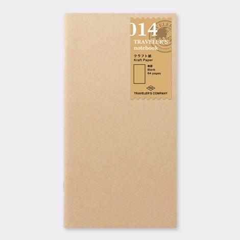 Traveler's Company Japan Midori Traveler's Notebook Refills 014 Traveler's Notebook Regular - Refill - Kraft Paper Notebook