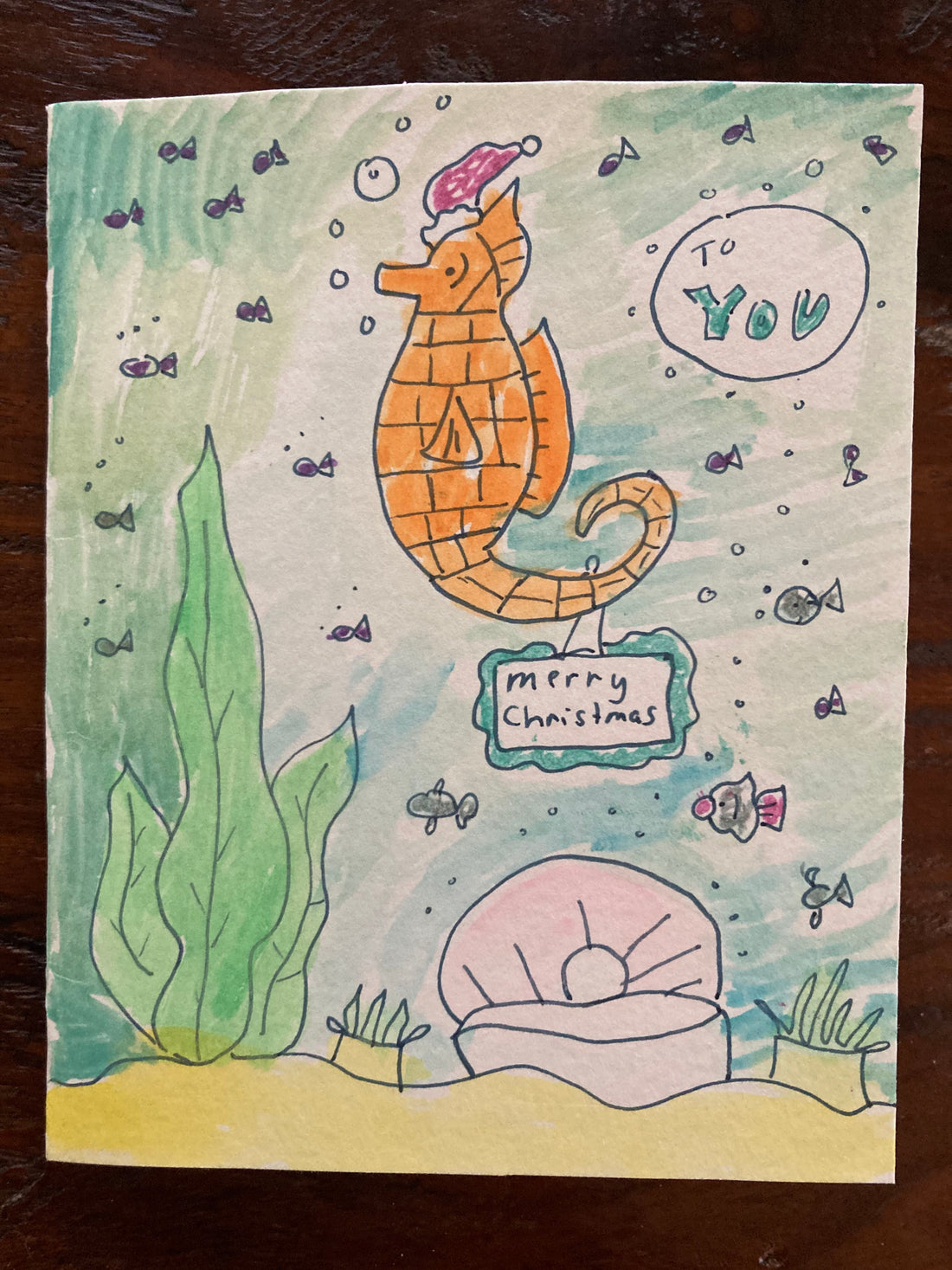The Paper Seahorse I Love Cursive Contest