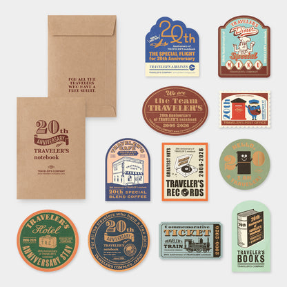 TRAVELER‘S Notebook: 20th Anniversary Customization Set