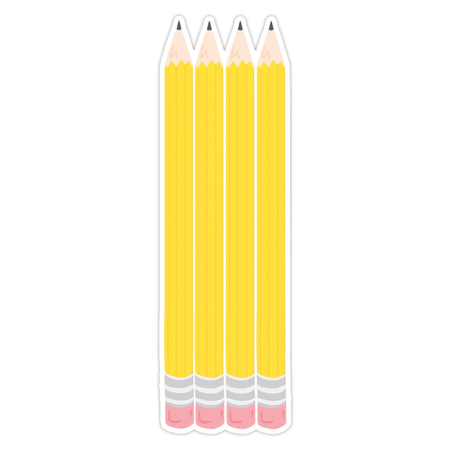 Pencils Die Cut Bookmark