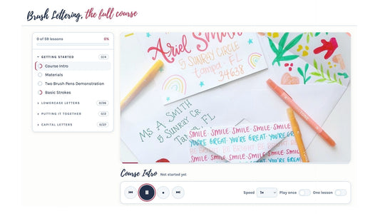 Introduction to Brush Lettering