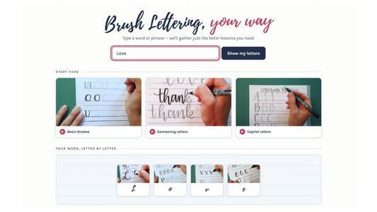 Brush Lettering Your Way
