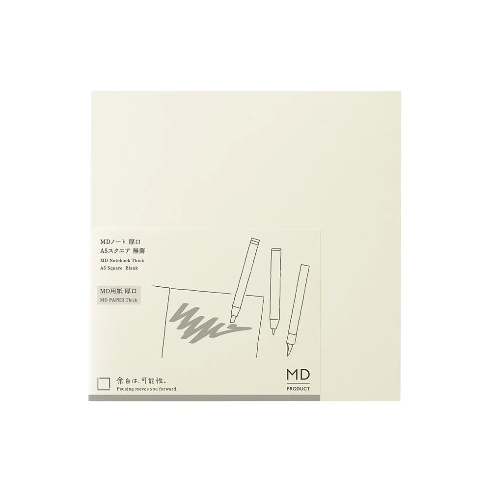 MD Notebook Thick A5 Square Blank