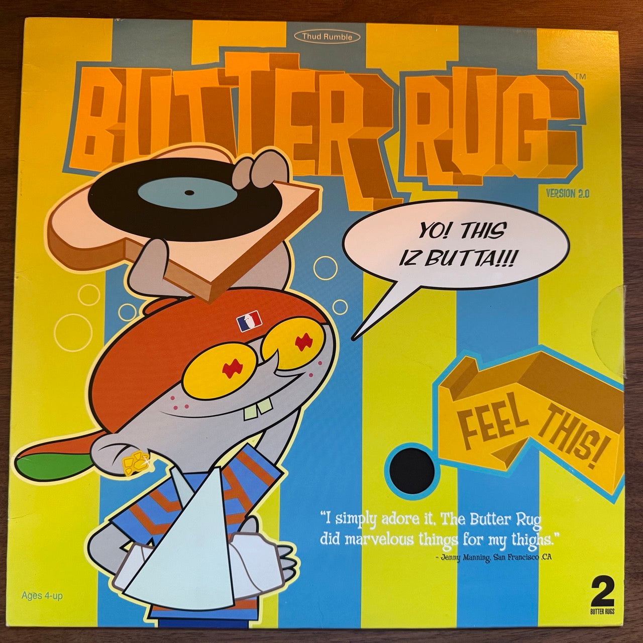Cover of Butter Rugs (Version 2.0) by Thud Rumble