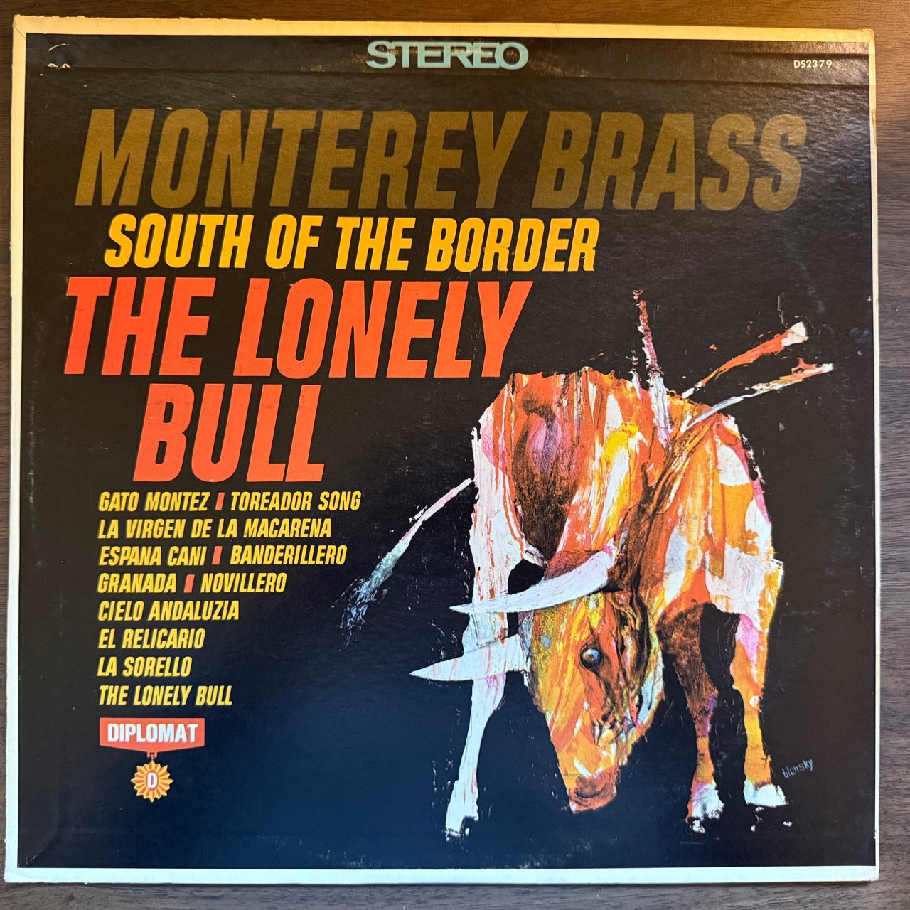 Cover of The Lonely Bull / South of the Border by Monterey Brass