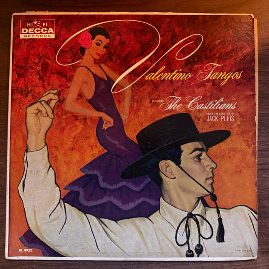 Cover of Valentino Tangos by The Castilians