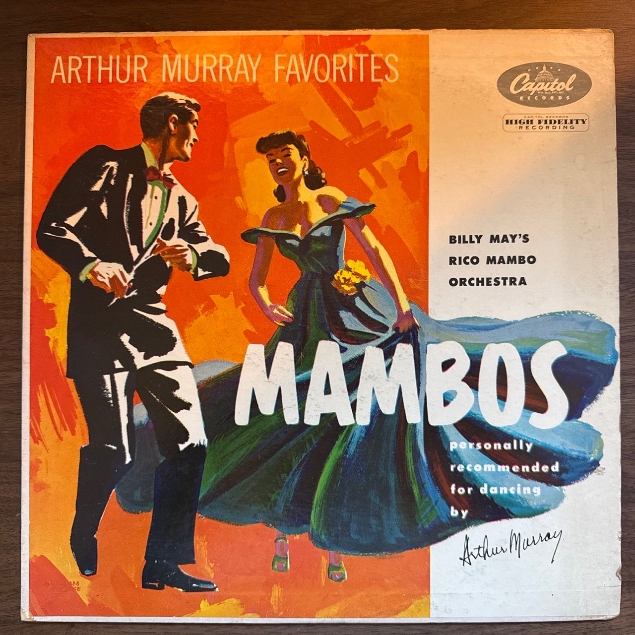 Cover of Arthur Murray Favorites: Mambos by Billy May's Rico Mambo Orchestra