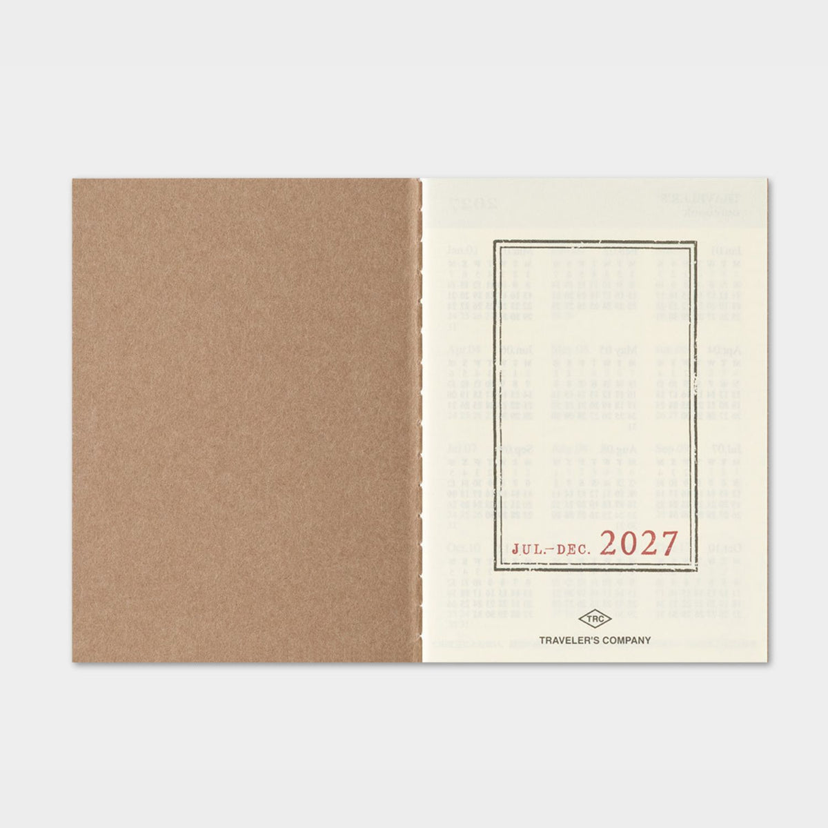 2027 TRAVELER'S DIARY PASSPORT SIZE WEEKLY