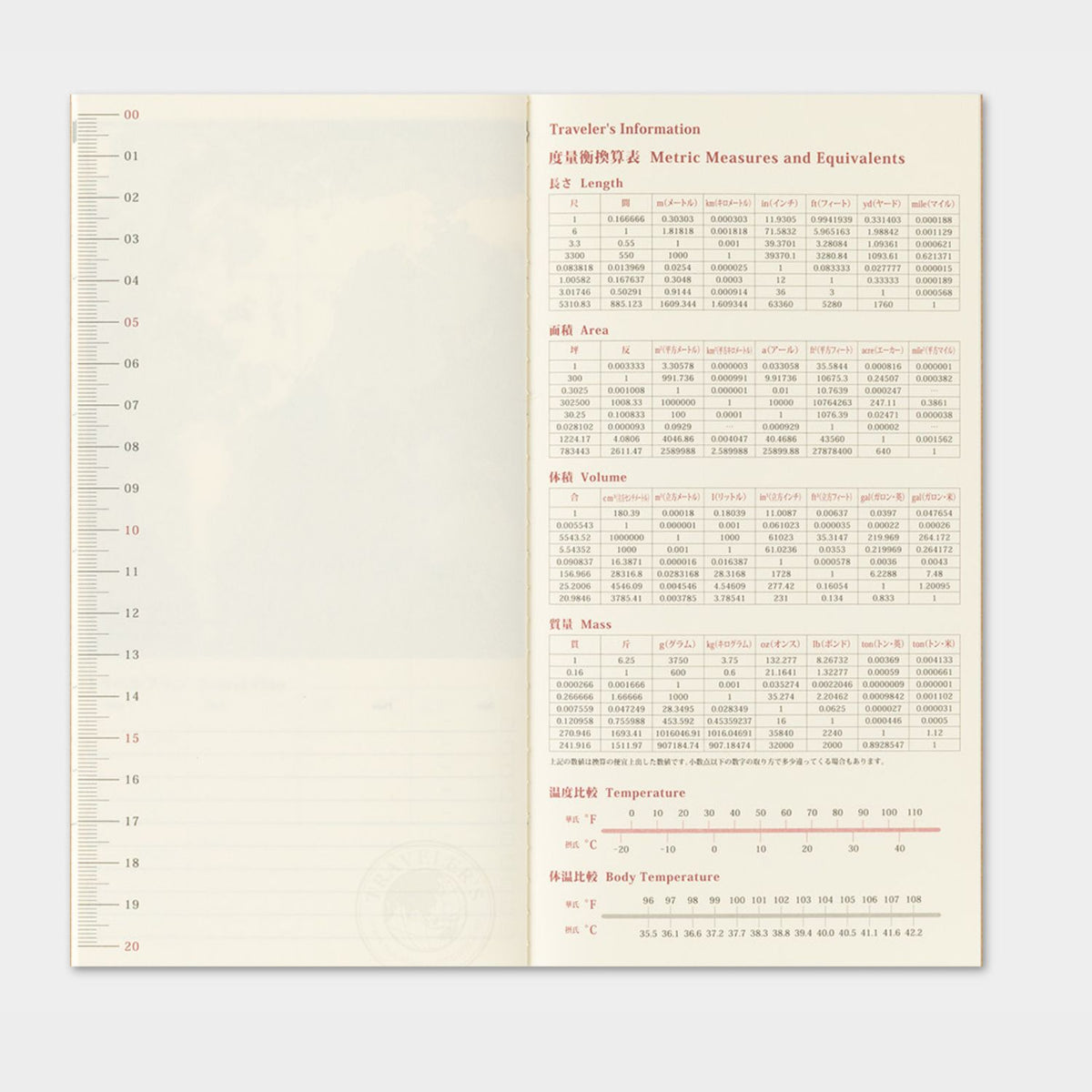 2027 TRAVELER'S DIARY WEEKLY and MEMO