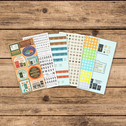 2027 TRAVELER'S DIARY CUSTOMIZED STICKER SET