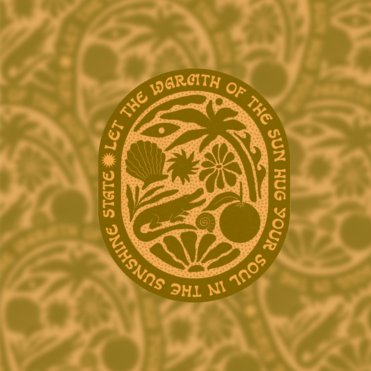 Let The Warmth Of The Sun Hug Your Soul - Vinyl Sticker
