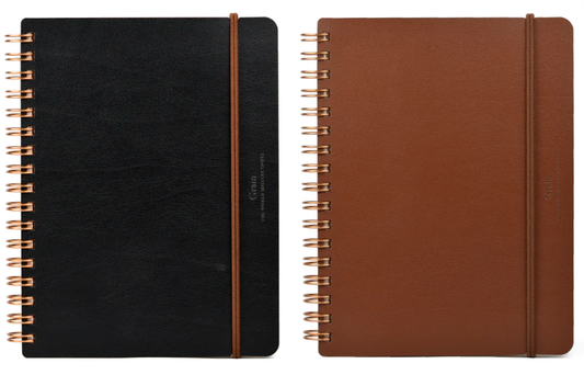 Midori Notebook Black Grain Notebook Midori