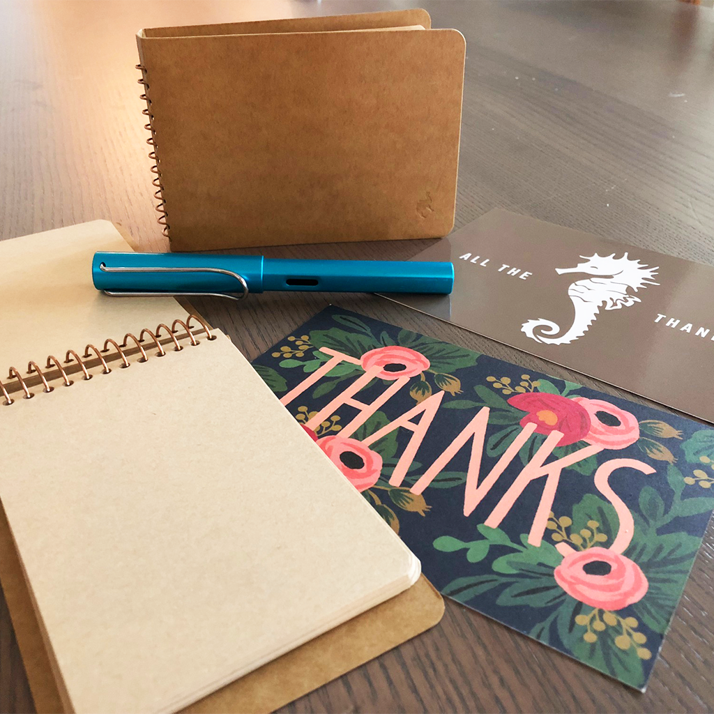 The Paper Seahorse Classes May 31st 2024 Friday 12p - 2p EST Gratitude Journaling: Online Live Experience