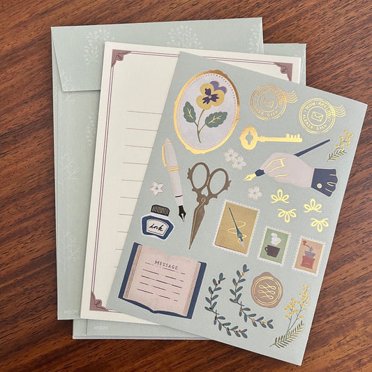 Midori Stationery Stationery Collage Letter Writing Set