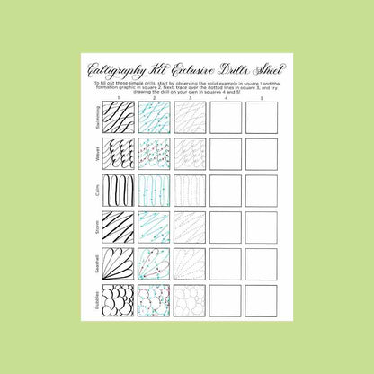The Paper Seahorse Accessories The Postman's Knock x The Paper Seahorse Calligraphy Drills