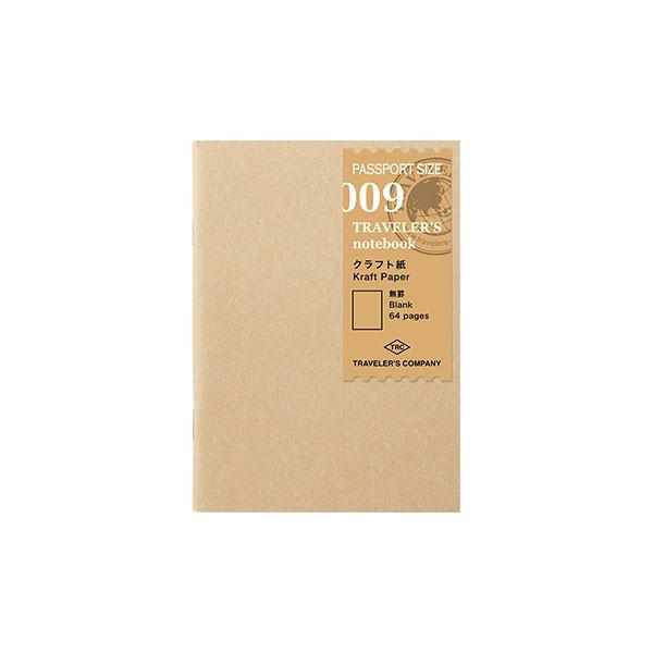 P09 TRAVELER'S Notebook Passport - Refill - Kraft Paper Notebook