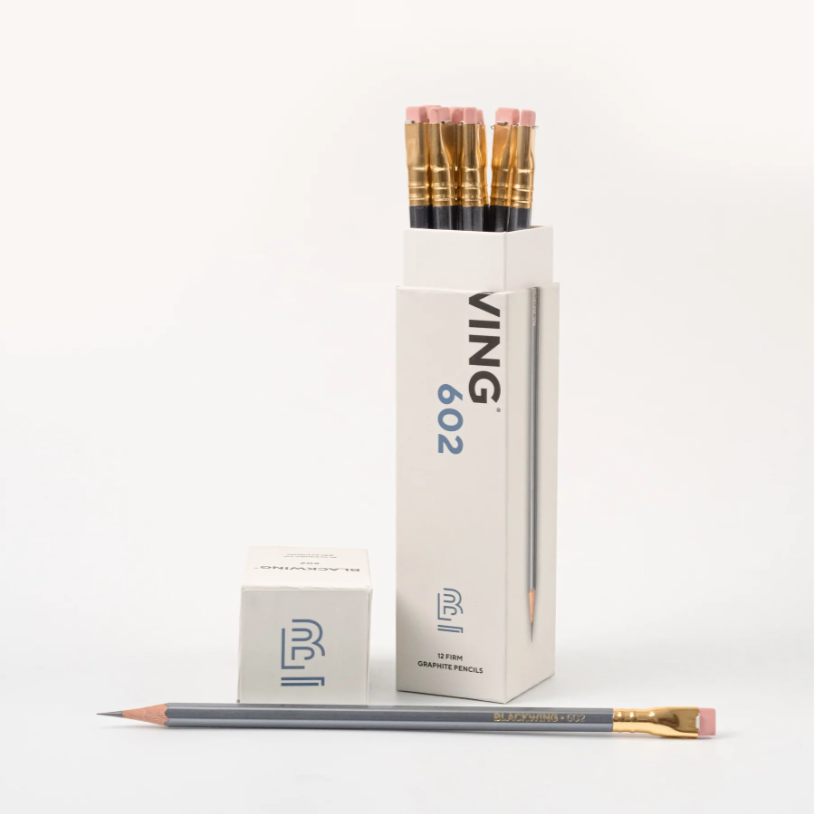 Blackwing Pencils Blackwing Gray 602 Firm Graphite- Box of 12