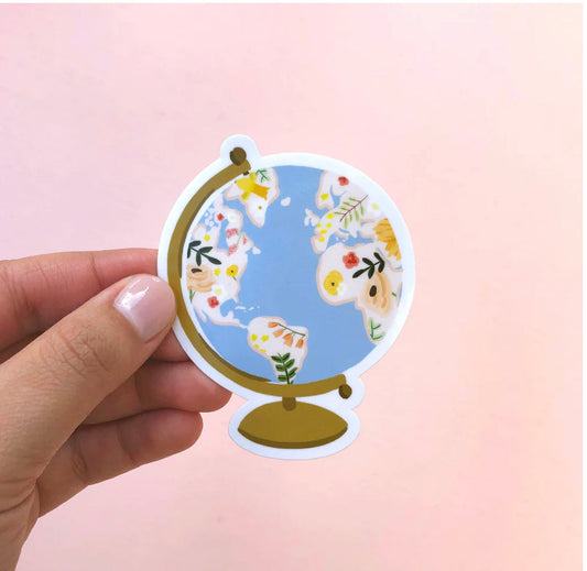 Bloomwolf Studio sticker Floral Globe Sticker