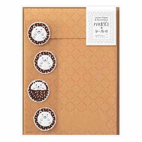 Hedgehog Letter Paper with Envelopes