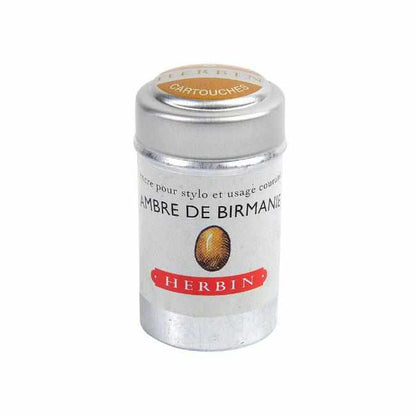 J. Herbin Ink Ambre De Birmanie J. Herbin Ink Cartridge Tin - 6 in 1 tin