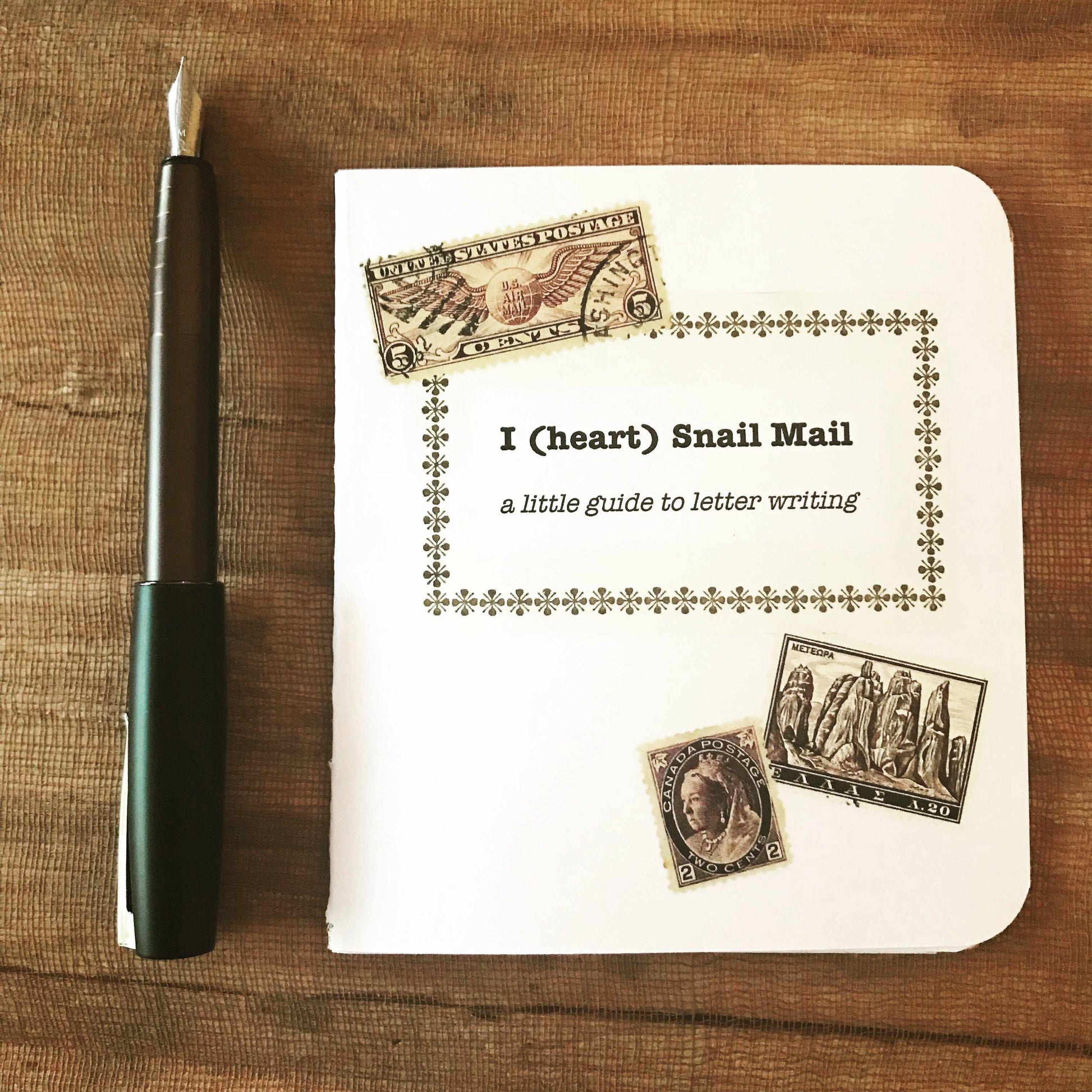 The Paper Seahorse Books Zine only version Little Guide to Letter Writing: Snail Mail Zine