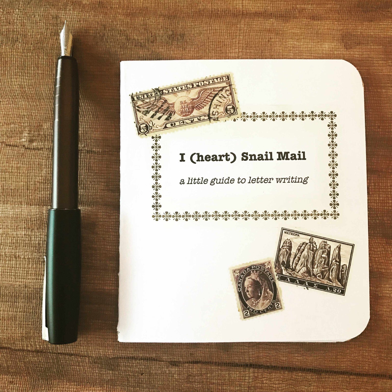 The Paper Seahorse Books Zine only version Little Guide to Letter Writing: Snail Mail Zine