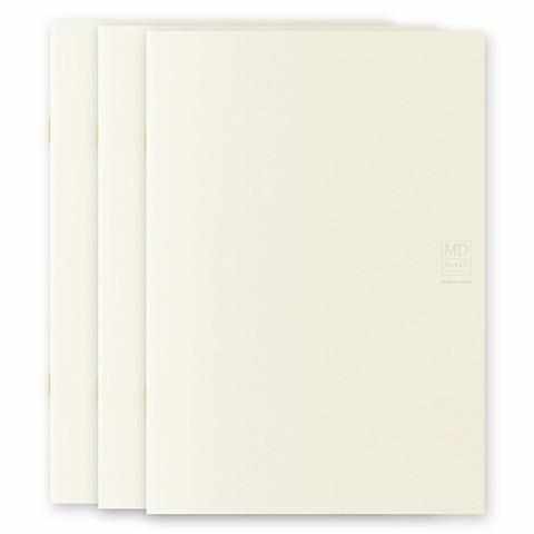 Midori Notebook MD Paper Notebook Light - A5 Blank - Set of 3
