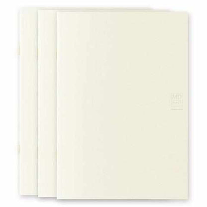 Midori Notebook MD Paper Notebook Light - A5 Blank - Set of 3