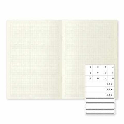 Midori Notebook MD Paper Notebook Light - A5 Grid - Set of 3