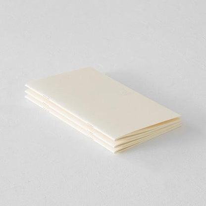Midori Notebook MD Paper Notebook Light - B6 Slim Blank - Set of 3