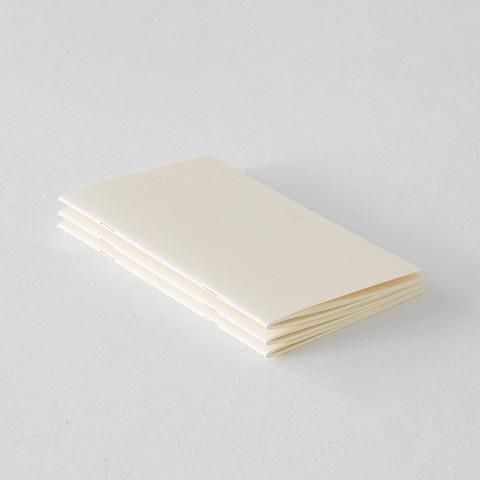 Midori Notebook MD Paper Notebook Light - B6 Slim Blank - Set of 3