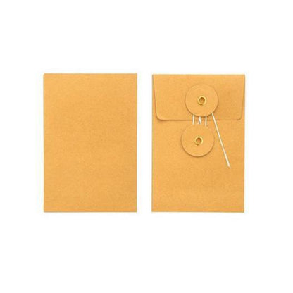 Midori Envelope Midori - Small String Orange Kraft Envelope