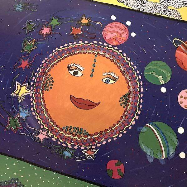The Paper Seahorse print Mother Sun The World of Gail Bell Posters