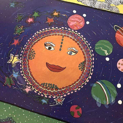 The Paper Seahorse print Mother Sun The World of Gail Bell Posters
