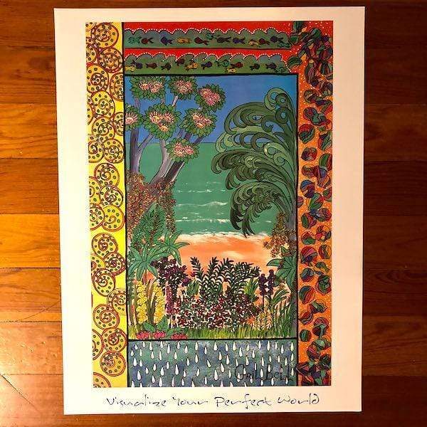 The Paper Seahorse print The World of Gail Bell Posters