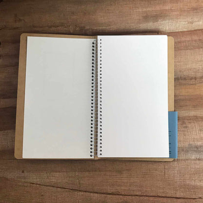 Traveler's Company Japan Notebook Traveler's Company Spiral Ring Notebook - A5 Slim Watercolor Paper