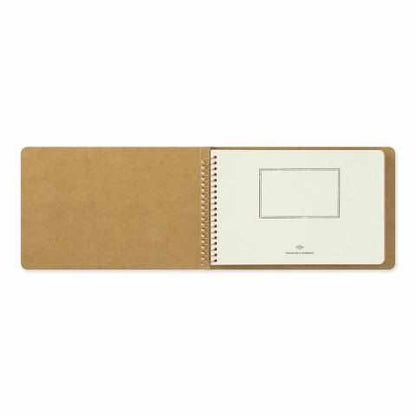 Traveler's Company Japan Notebook Traveler's Company Spiral Ring Notebook - Blank DW Kraft Paper (Camel)