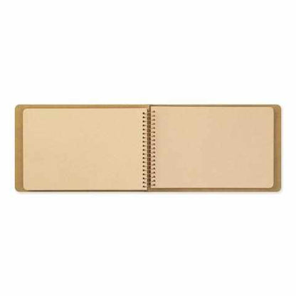 Traveler's Company Japan Notebook Traveler's Company Spiral Ring Notebook - Blank DW Kraft Paper (Camel)
