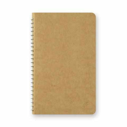 Traveler's Company Japan Notebook Traveler's Company Spiral Ring Notebook - Blank MD Paper White (Bear)
