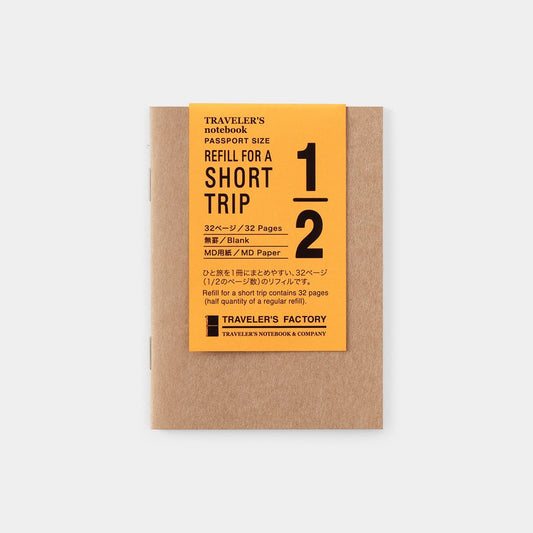 Traveler's Company Japan Accessories TRAVELER'S Factory TRAVELER'S NOTEBOOK Passport - Refill - Short Trip