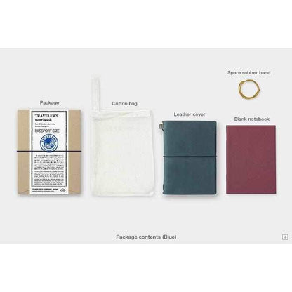 Traveler's Company Japan Traveler's Notebook TRAVELER'S COMPANY Notebook - Blue