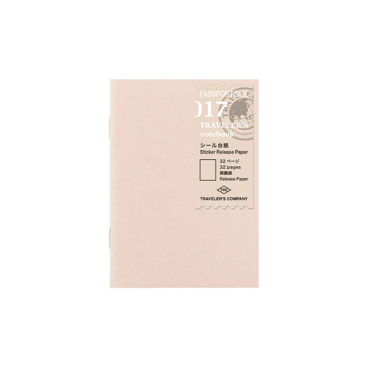 Traveler's Company Japan Traveler's Notebook Refills TRAVELER'S Notebook Refill: Sticker Release Paper