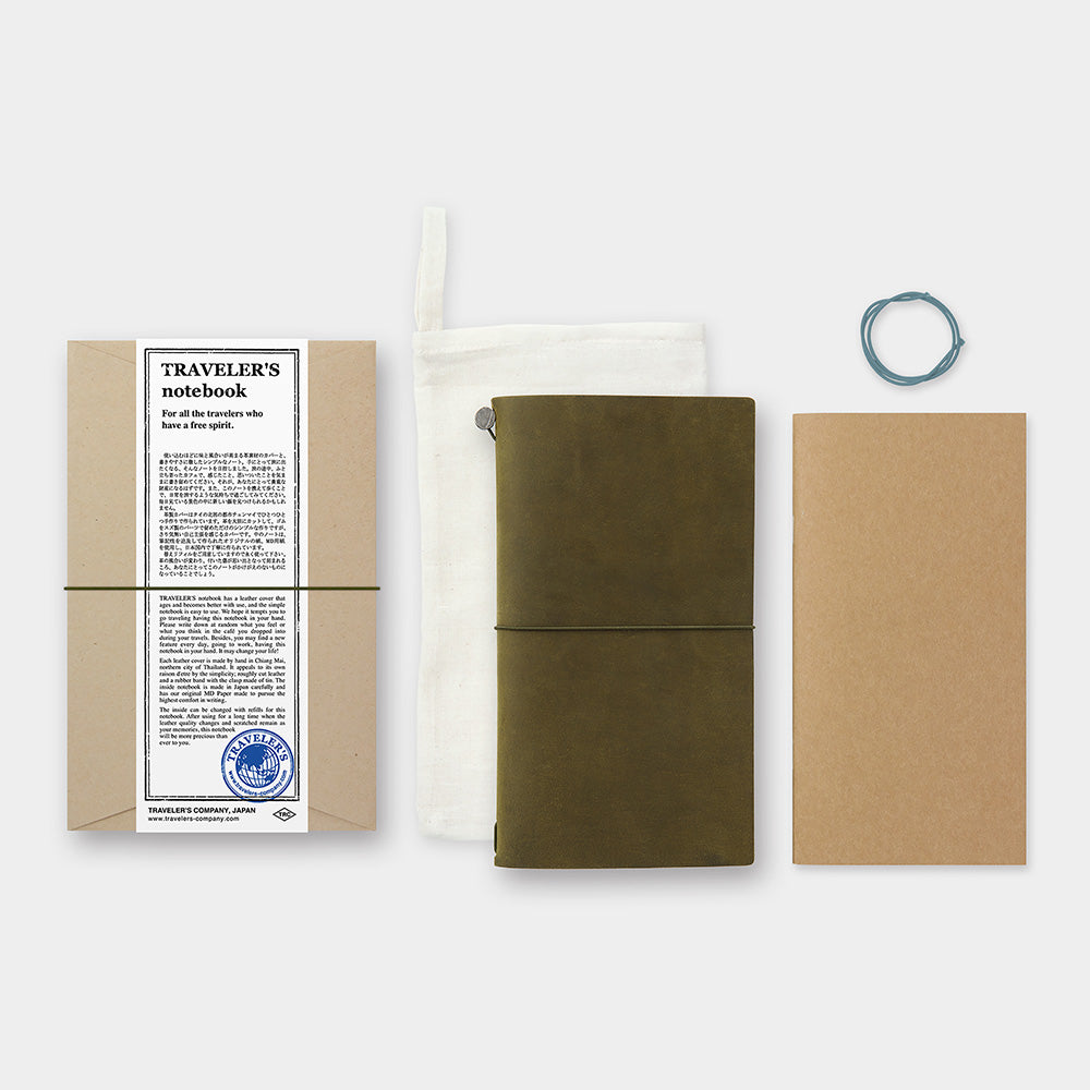 TRAVELER'S Notebook Starter Kit: OLIVE Edition