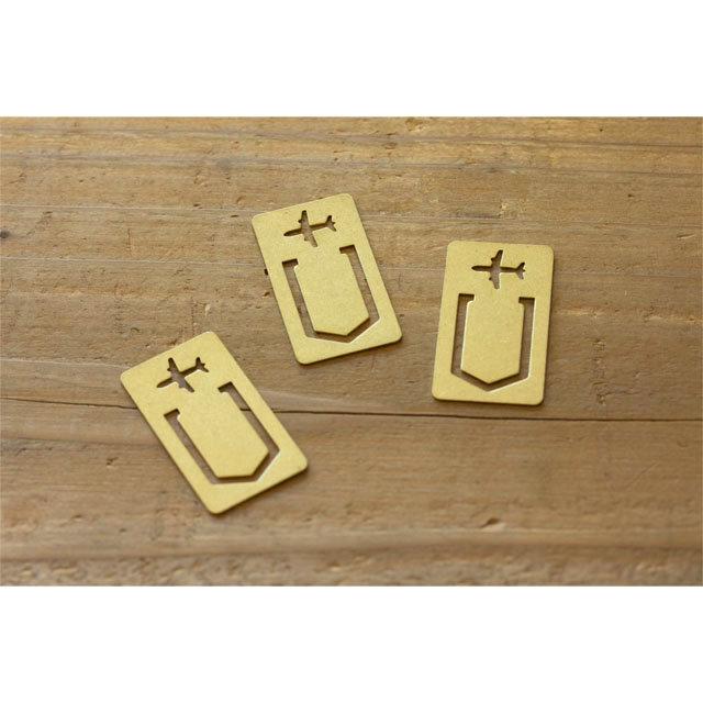 Traveler's Company Japan Accessories TRC TRAVELER'S Factory Brass Clip - Airplane