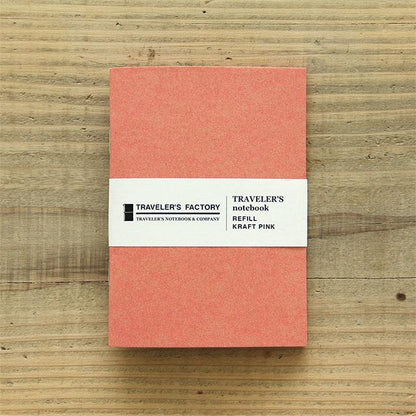 Traveler's Company Japan Accessories TRC Traveler's Factory TN Passport - Refill - Kraft Pink